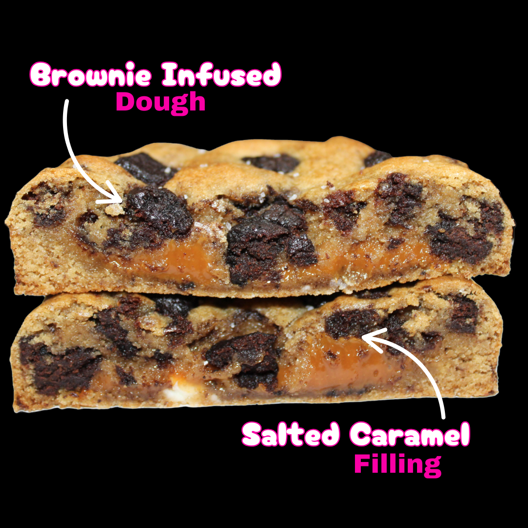 SALTED CARAMEL BROWNIE